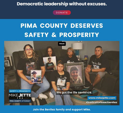 Election Starts July 3rd - DEMS & IND Decide Future of Safety in PIMA COUNTY; Crime Victims Endorse Mike Jette for County Attorney; TCFC on KGUN TV 9 Crazy Happenings