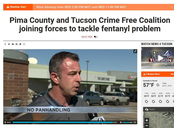 KVOA Channel 4 Covers TCFC and Pima County NO Panhandling Cooperation