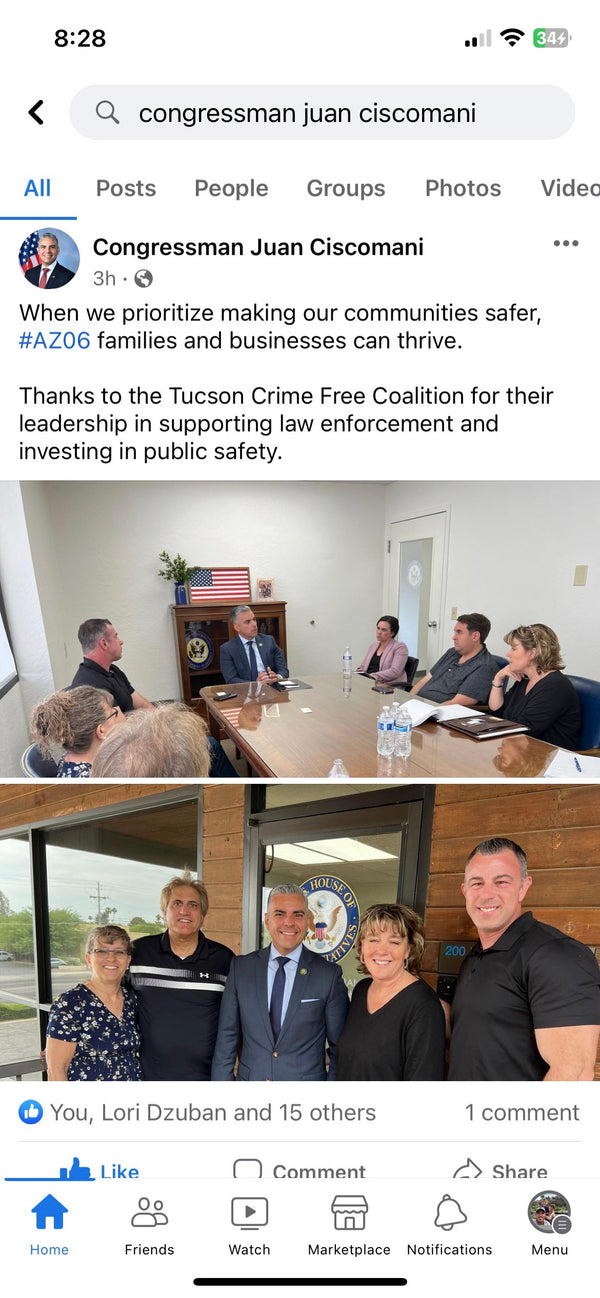 Opening The TCFC & Pima County Transition Center on Silverlake Road (Pima County Jail Site).  TCFC Meets with Congressman Ciscomani to discuss Federal support and solutions!