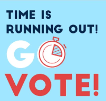 You can still VOTE! By Tuesday, Aug 1st.  Vote In-Person or Drop off your Ballot IN PERSON by 7pm