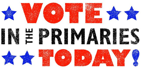 PRIMARY ELECTION DAY TODAY!!!  VOTE FOR SAFETY & CHANGE!!!  INDEPENDENTS and DEMS THIS IS YOUR DAY!!